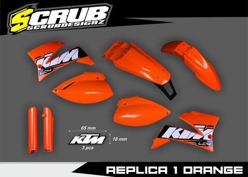 Kit plastiche ktm - ktm, lc4